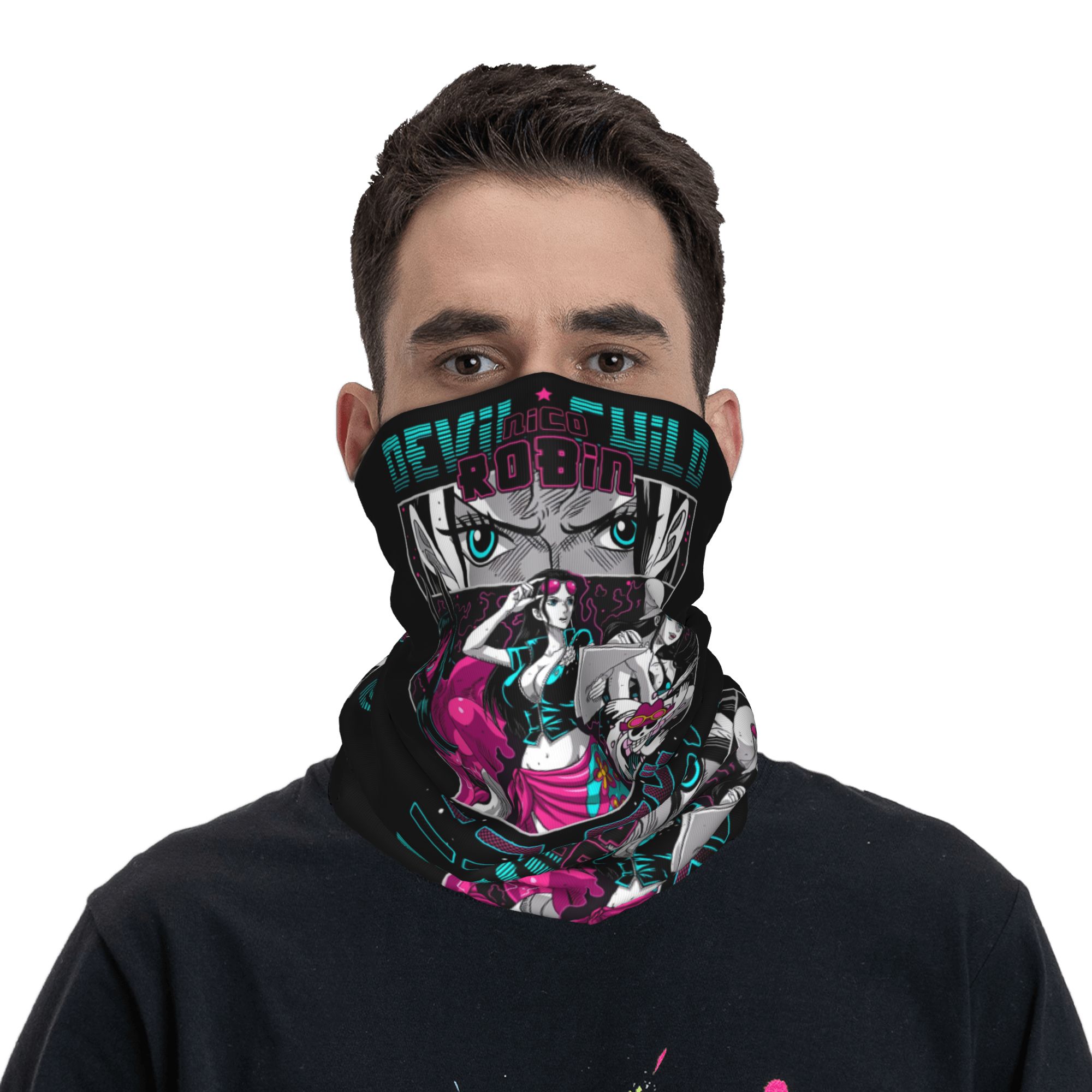 Neck Gaiter Fleece - 니코 로빈 원피스 데빌 차일드 반다나