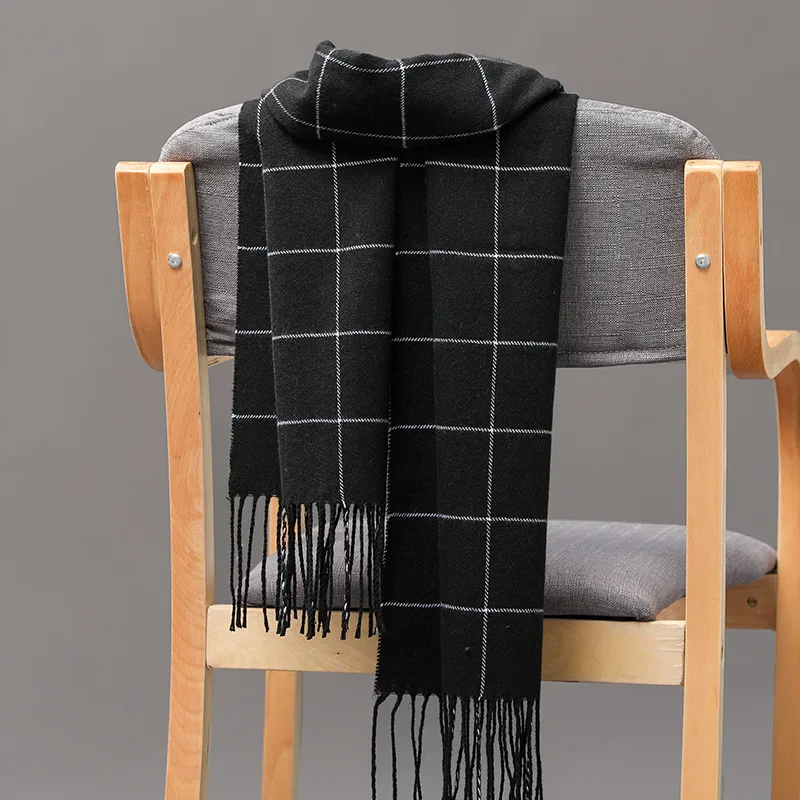 Cashmere Pashmina Wrap - 2023 새로운 겨울 남성 스카프 따뜻한
