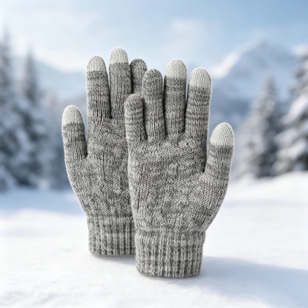 Touch Screen Gloves - 2 개/대 패션 겨울 어린이 모자