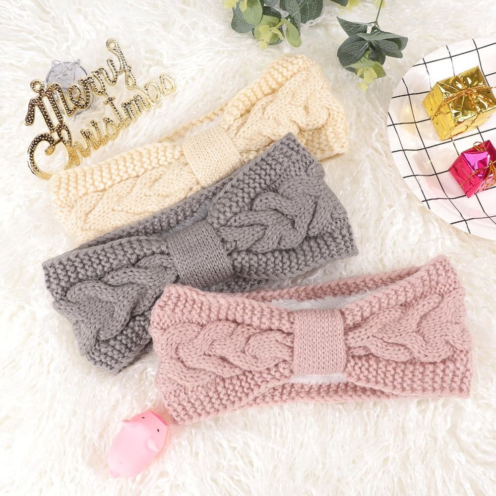 Winter Headband Fleece - 겨울 니트 여성 헤어밴드 두꺼운 플리스