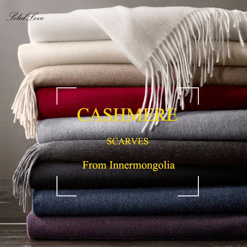 Cashmere Pashmina Wrap - 캐시미어 스카프 여성 겨울 Shawls 및