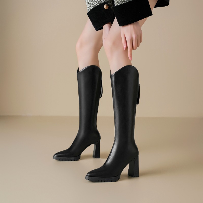 2025년 신상 여성용 롱부츠 뾰족코 무릎 높이 우아한 - Waterproof Winter Boot 리뷰 및 가격