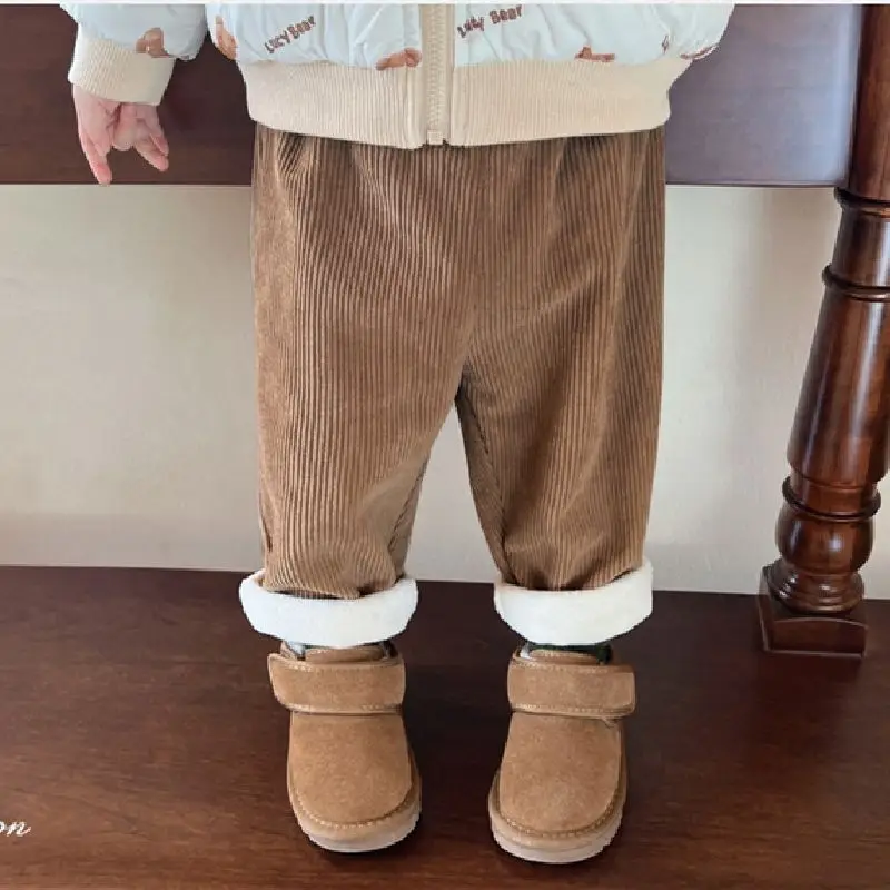 가을 겨울 아동복 플리스 안감 단색 코듀로이 바지 따뜻 - Corduroy Pant Warm 리뷰 및 가격