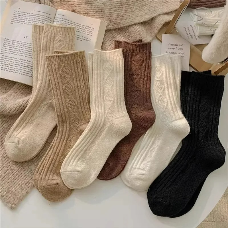 여성용 겨울용 캐시미어 울 양말 3켤레 세트, 두꺼운  - Thermal Sock Wool 리뷰 및 가격