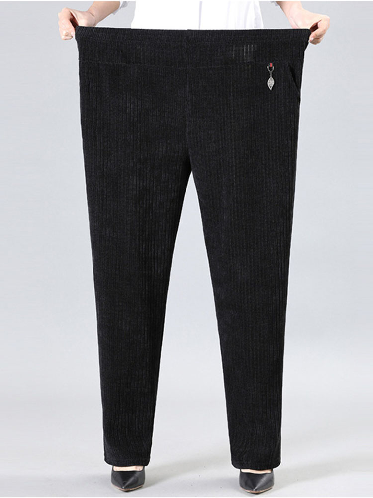 특대 XL-8XL 코듀로이 바지 중년 여성 양털 두꺼운 - Corduroy Pant Warm 리뷰 및 가격