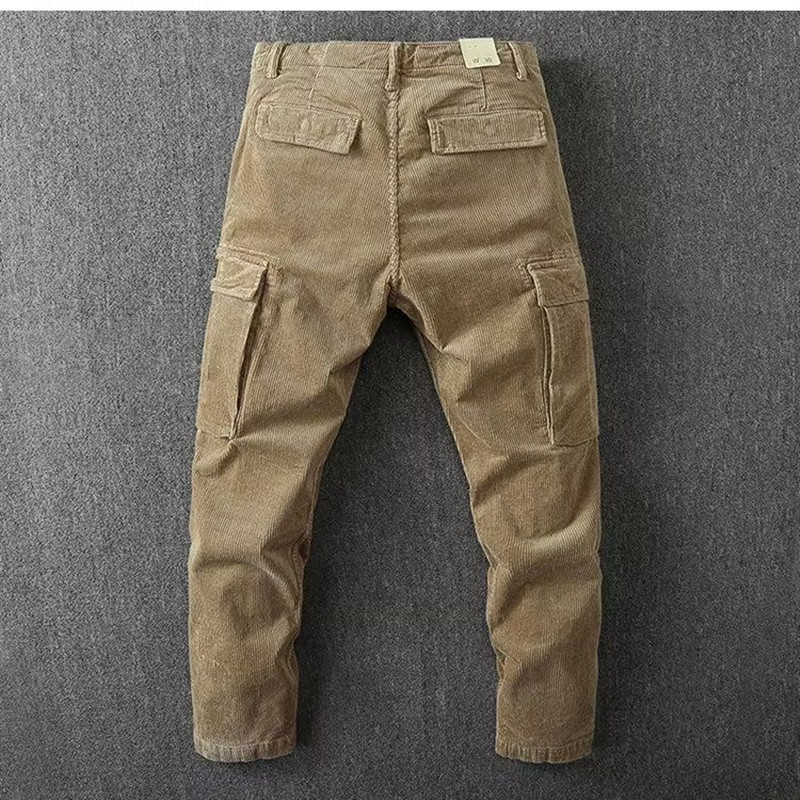 봄과 가을 새로운 패션 솔리드 컬러 두꺼운 따뜻한 코듀 - Corduroy Pant Warm 리뷰 및 가격