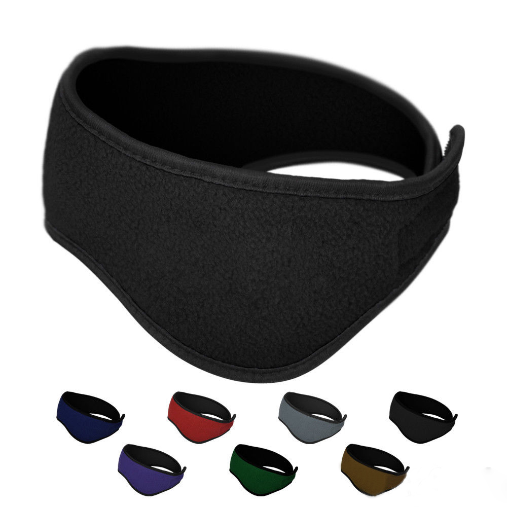 남녀공용 겨울 귀 워머 헤드 밴드, 폴라 플리스, 블랙 - Fleece Ear Warmer Band 리뷰 및 가격