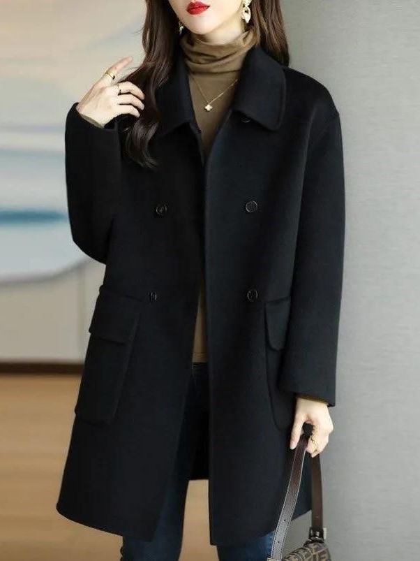 스타일리시한 중간 길이 울 코트 가을 겨울 플러스 사이 - Down Jacket Packable 리뷰 및 가격