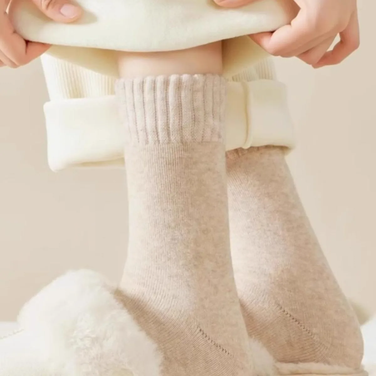 1쌍 겨울용 따뜻한 보온 양말 여성용 두꺼운 단열 발열 - Thermal Sock Wool 리뷰 및 가격