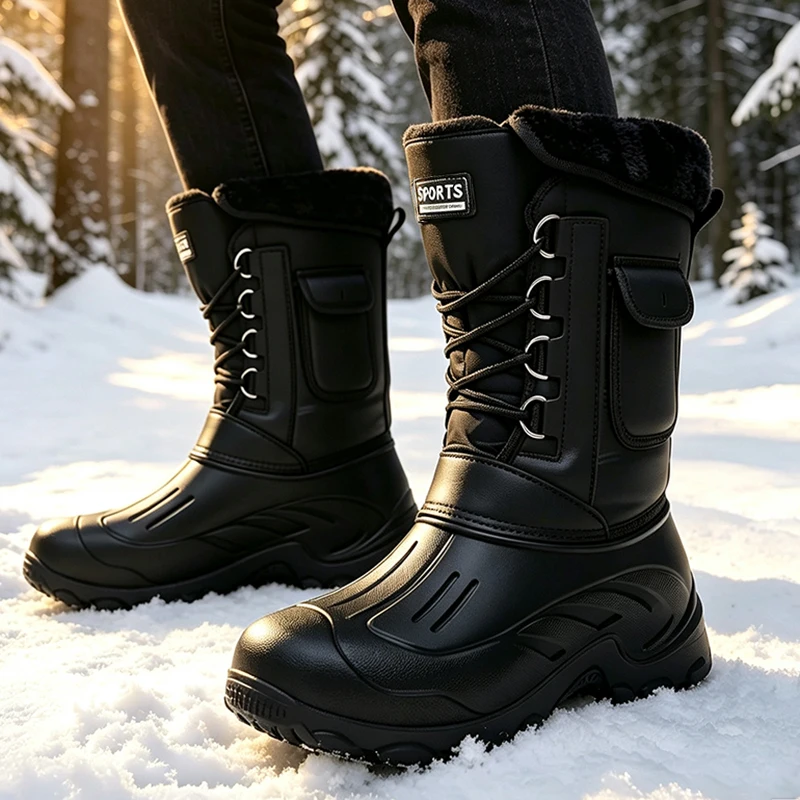 남성 겨울 스노우 부츠 야외 낚시 신발 스노우 트레킹  - Waterproof Winter Boot 리뷰 및 가격