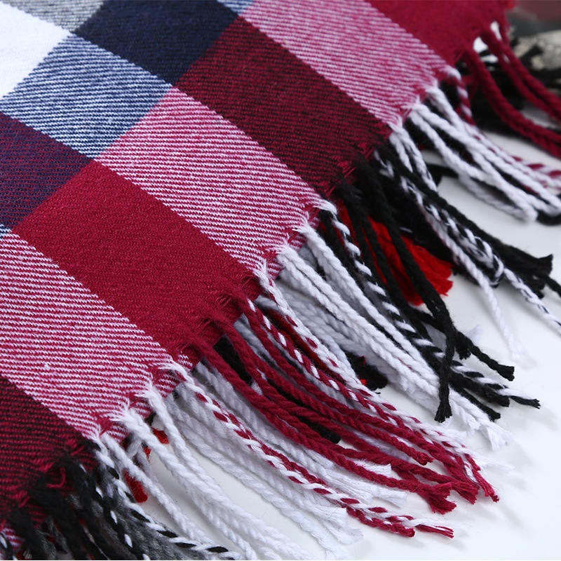 겨울 남성 스카프 격자 무늬 스트라이프 목도리 남성 캐 - Wool Scarf Men 리뷰 및 가격