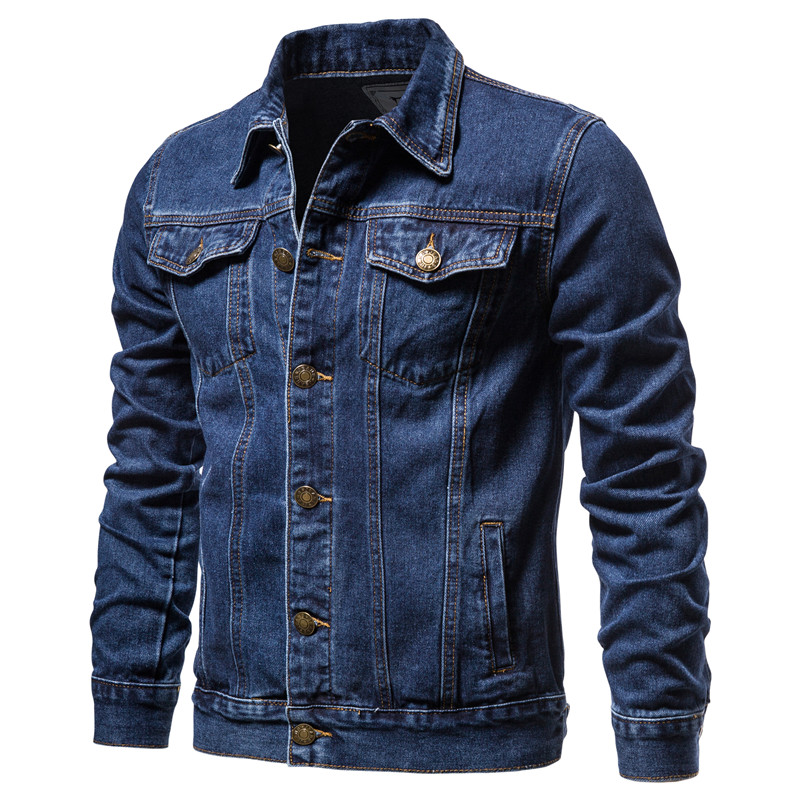 2025 가을 남성 솔리드 데님 재킷 패션 오토바이 빈 - Down Jacket Packable 리뷰 및 가격