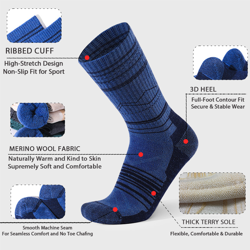 메리노 울 부츠 양말, 보온성 좋은 겨울용 두꺼운 쿠션 - Thermal Sock Wool 리뷰 및 가격