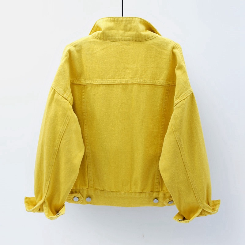 솔리드 짧은 여성 데님 코트 봄 가을 여성 느슨한 청바 - Down Jacket Packable 리뷰 및 가격
