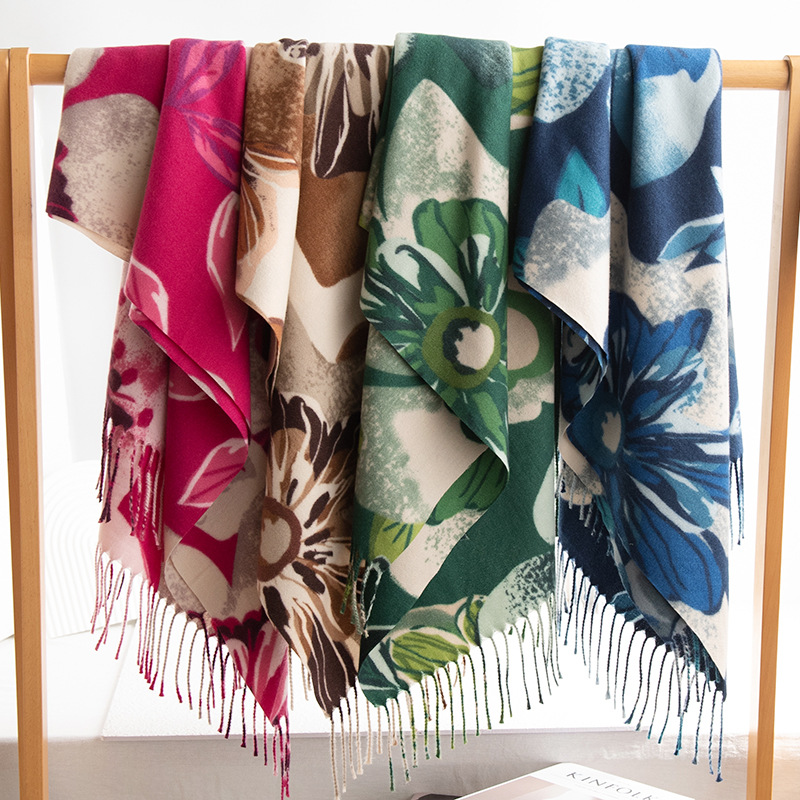 럭셔리 스카프 캐시미어 파시미나 겨울 새 목도리 두꺼운 - Cashmere Pashmina Wrap 리뷰 및 가격