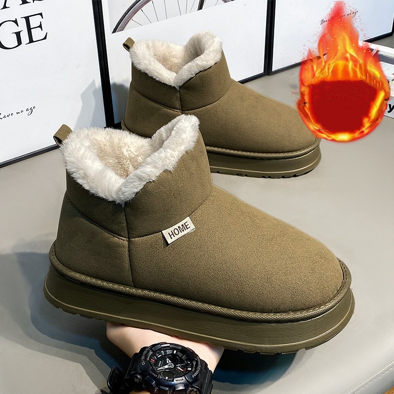 인기 있는 가을 및 겨울용 플리스 안감 따뜻한 커플 스 - Waterproof Winter Boot 리뷰 및 가격
