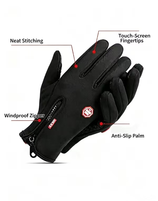 터치스크린 방풍 스포츠 장갑 미끄럼 방지 실리콘 팜 지 - Touch Screen Gloves 리뷰 및 가격